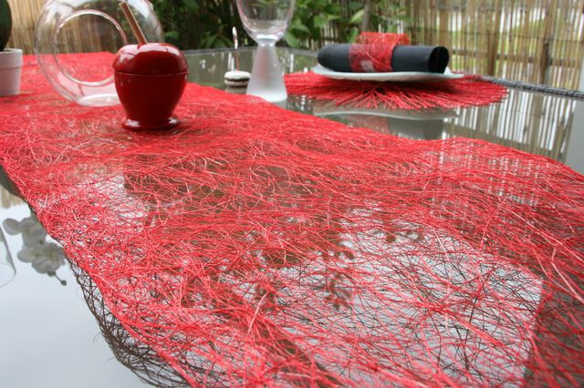 Chemin Table Abaca Chemin Table Mariage Chemin Table Jetable