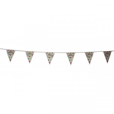 Guirlande De Fanions Joyeux Anniversaire Multicolore Guirlande De Fanions Joyeux Anniversaire Multicolore