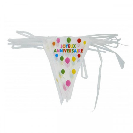 Guirlande De Fanions Joyeux Anniversaire Multicolore Guirlande De Fanions Joyeux Anniversaire Multicolore