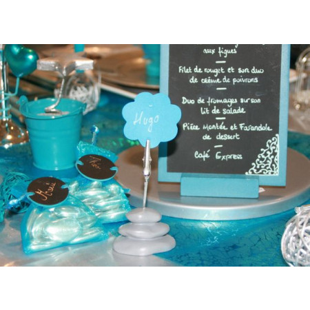 Porte Nom Galets Deco Galet Deco Table Marque Place
