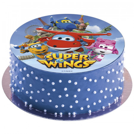 Disque A Gateau Sucre Super Wings Cm Disque A Gateau Sucre Super Wings Cm