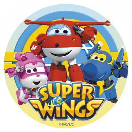 Disque A Gateau Sucre Super Wings 16 Cm Disque A Gateau Sucre Super Wings 16 Cm