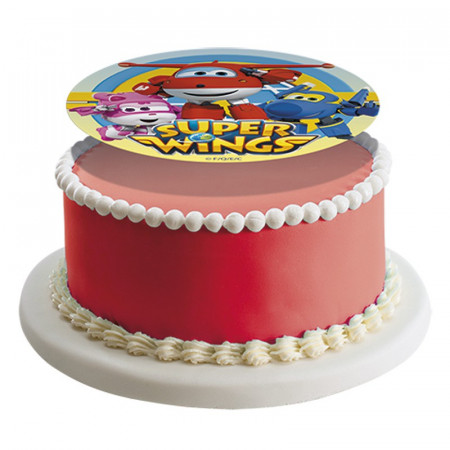 Disque A Gateau Sucre Super Wings 16 Cm Disque A Gateau Sucre Super Wings 16 Cm