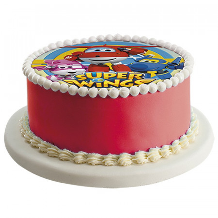 Disque A Gateau Sucre Super Wings 16 Cm Disque A Gateau Sucre Super Wings 16 Cm