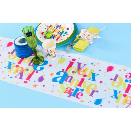 Chemin De Table Joyeux Anniversaire A Prix Discount Chemin De Table Joyeux Anniversaire A Prix Discount