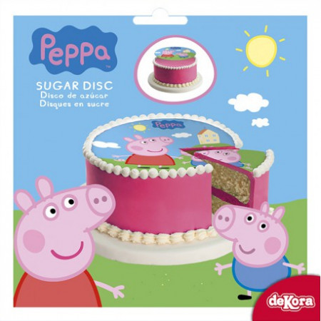 Disque Gateau En Sucre Peppa Pig Disque Gateau En Sucre Peppa Pig