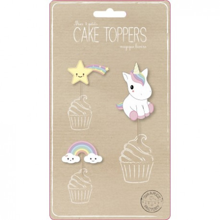 3 Pics A Gateaux Licorne Arc En Ciel Etoile Filante