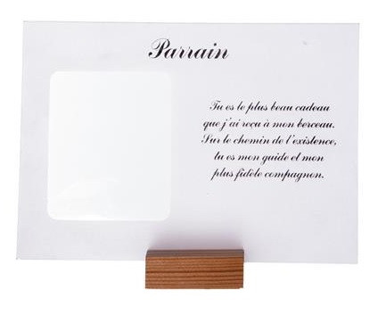 Poeme Sur Plaque En Verre Parrain