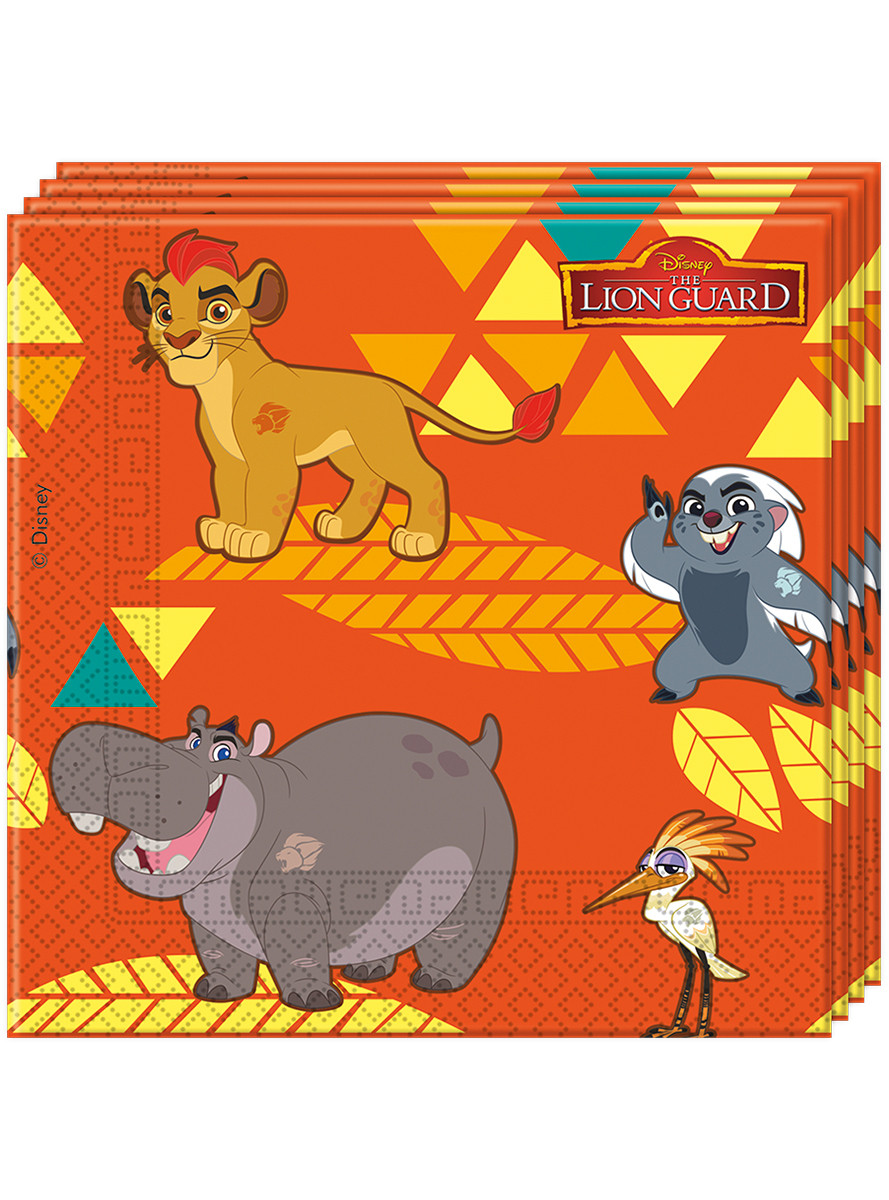 Serviettes Roi Lion Serviettes Roi Lion