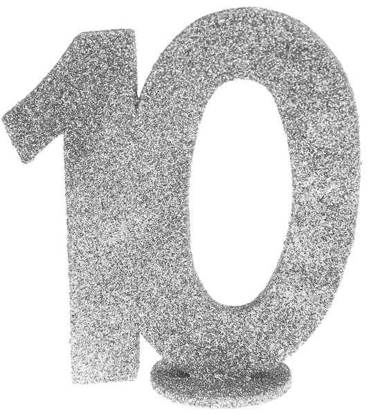 Decoration Chiffre Anniversaire 10 Ans Argent Decoration Chiffre Anniversaire 10 Ans Argent