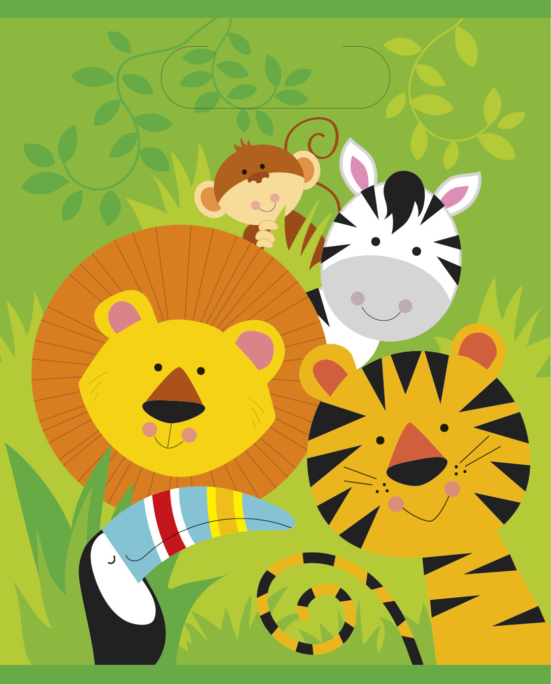 8 Sacs De Fete Anniversaire Animaux De La Jungle 8 Sacs De Fete Anniversaire Animaux De La Jungle