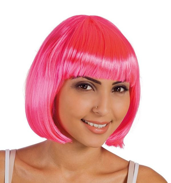 perruque disco rose
