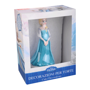 Figurine Elsa Pour Gateaux Reine Des Neiges 9 Cm X 5 Cm