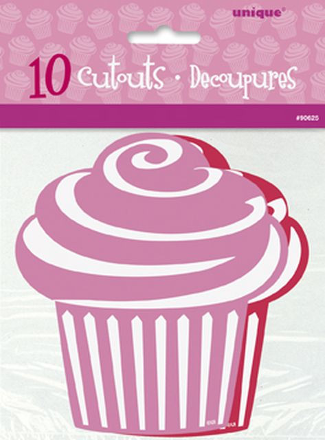 Deco De Table Cupcake X10 Anniversaire Enfant Deco Fille