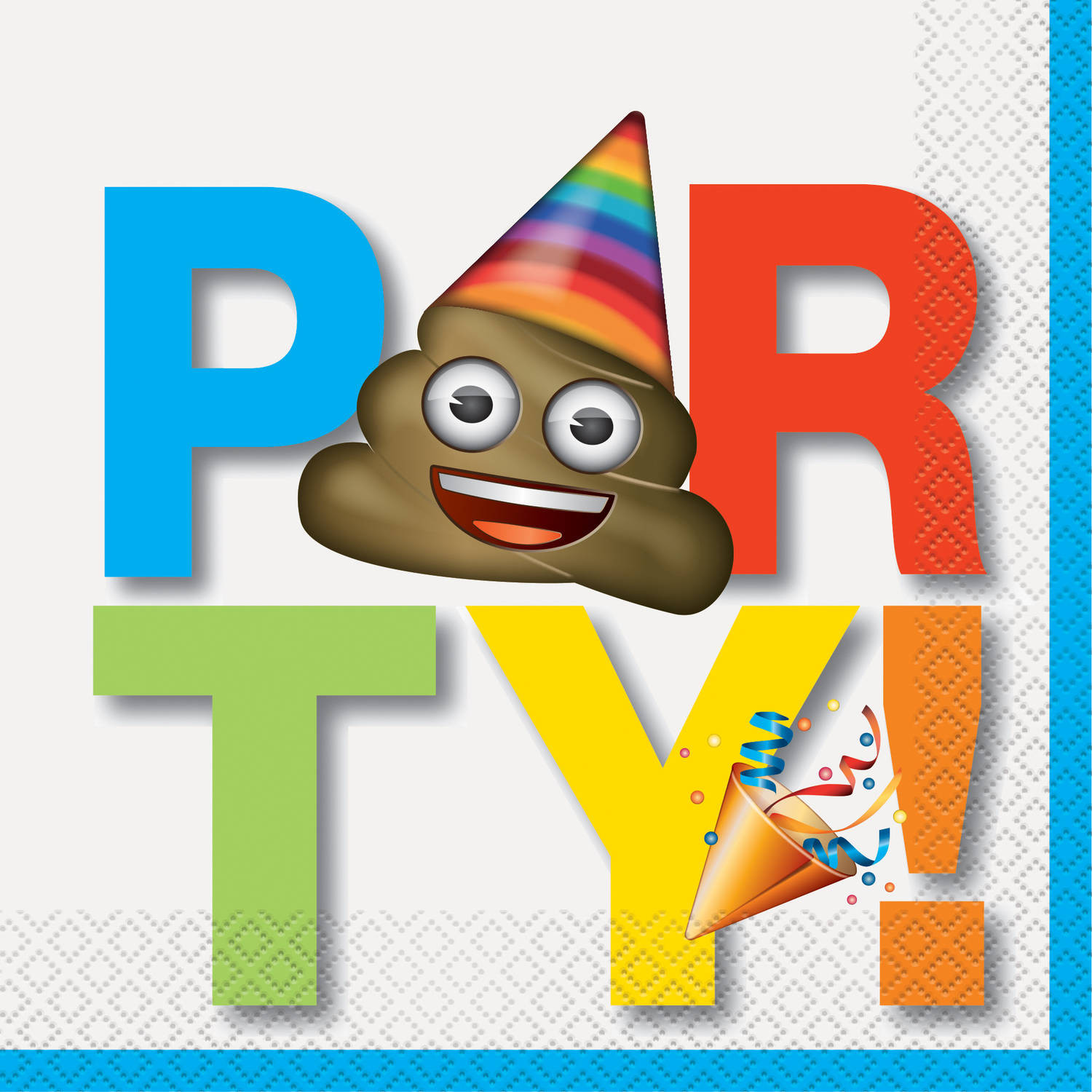 16 Serviettes Emoji Caca Party 16 Serviettes Emoji Caca Party