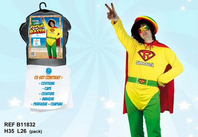 Costume Super Rasta Costume Super Rasta