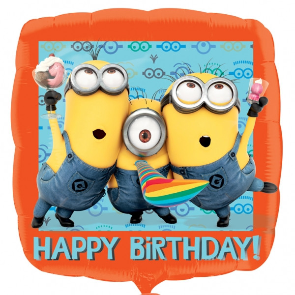 Ballon Helium Happy Birthday Minions A Petit Prix Ballon Helium Happy Birthday Minions A Petit Prix