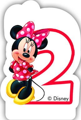 Bougie Minnie Age 2 Ans Bougies Anniversaire Minnie Bougie Minnie Age 2 Ans Bougies Anniversaire Minnie