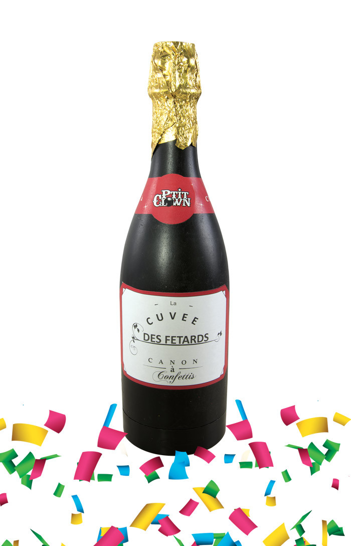 Canon A Confettis Bouteille De Champagne Multicolore 32 Cm Canon A Confettis Bouteille De Champagne Multicolore 32 Cm