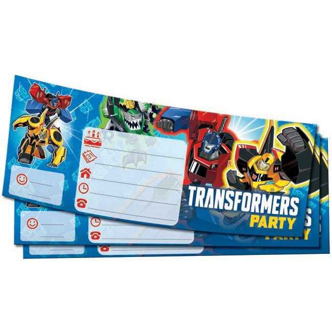 Cartes D Invitation Transformers