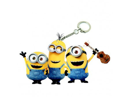 Porte Cles Gomme Minions Bob Tim Stuart