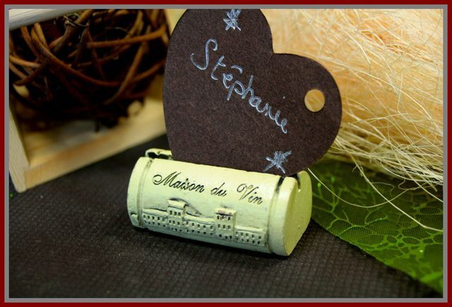 Porte Nom Bouchon De Vin