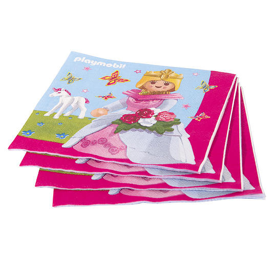 16 Serviettes Playmobil Princesse