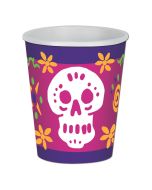 8 gobelets Dia de los Muertos