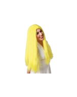 Perruque Jaune - femme cheveux longs 