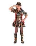 Déguisement fille militaire - 10 ans