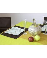 Sets de table rectangulaires intissés - x50 - chocolat