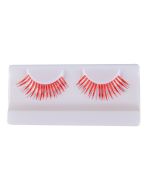 Faux cils - argent et rouge - la paire (colle incl.)