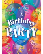 8 cartes d'invitation - Happy birthday