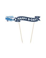 Cake topper nuage avion