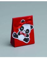 10 mini pochons avec vignettes bébé panda 