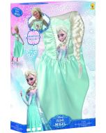 Déguisement Elsa Reine des Neiges avec perruque - 3/4 ans
