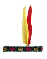 Headband indienne 2 plumes