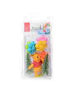 Kit gâteau Winnie l’ourson avec ballons et sapins