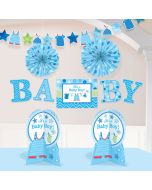 Kit de décoration de salle Baby Shower garçon with love