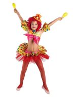 Déguisement fille clown - Taille 8 ans