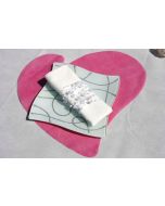 Set de table coeur - fuchsia - x50