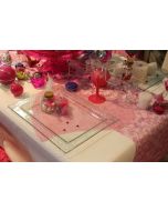 Set de table coeur rose x50