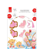 Décoration pour biscuits – Baptême Fille 