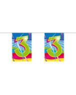 Guirlande d'anniversaire -  3 ans