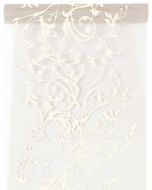 Chemin de table orient blanc