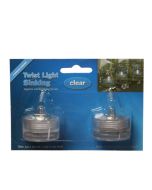 Set de 2 bougies submersibles a Led blanche