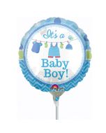 Ballon rond Baby Shower garçon 23 cm