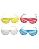 Lunettes plastique barreaux