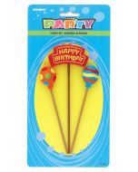 Bougies multicolores 