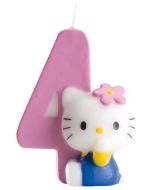 Bougie 4 ans Hello Kitty